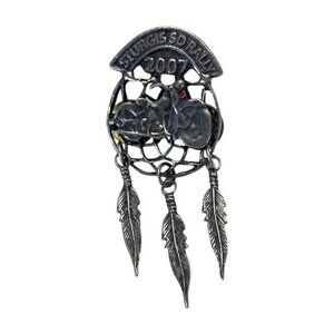 Sturgis South Dakota SD Rally Motorcycle Feather Lapel Pin 2007 Biker Souvenir